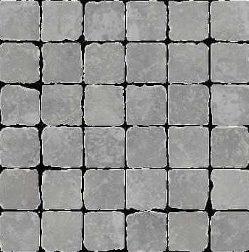 Pietra DAssisi Grigio 2x2 mosaic happy floors