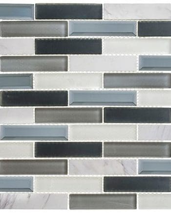 Glazzio Beveled Castle Azure Gardens BCA655