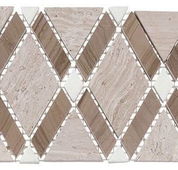 Diamond Wooden white (big diamond)+Athen gray
