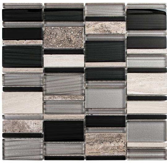 Glazzio Corrugated Ebony Cliff CSS126