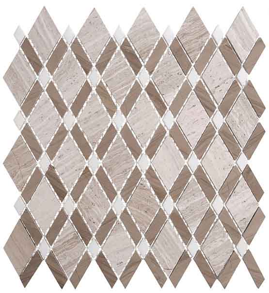 Glazzio Diamond Wooden white DS55