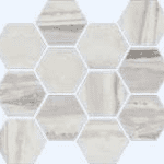 Exotic Stone Arctic Polished Hexagon Mosaic
