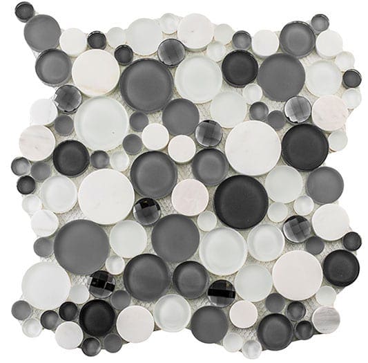 Symphony Bubbles Grey Fizz - Natural Stone & Tile