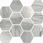 macaubas-Oyster-Hexagon mosaic