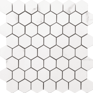 Statuario Small Hexagon Happy Floors