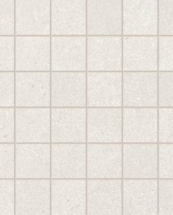 Phase white 2x2 mosaic tile