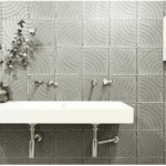 Zen Rock Garden glass mosaic by Puccini