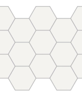 Blanco hexagon porcelain tile Happy floors