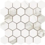 Statuario Luxe small hexagon happy floors