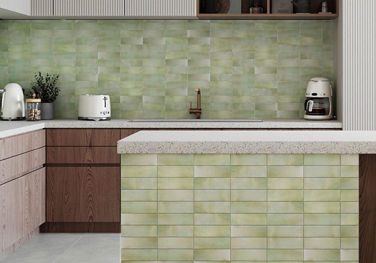 Glazzio Sabbia Weald Green 2.5x8 SBB3235