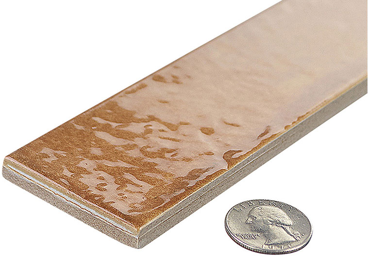 Glazzio Posh Aged Brass 2x12 Glossy PSH5014